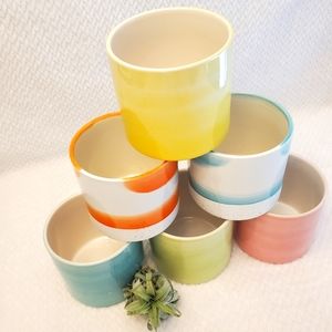 Ashland Ceramic Planter Flower Pot - blue Vases/Accents for Home